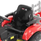 Trator Eléctrico com Atrelado Vermelho